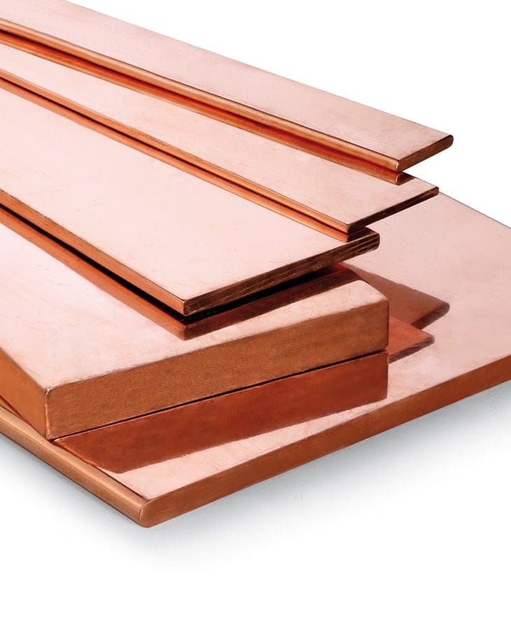 Flat Copper Bars Flat Copper Bars